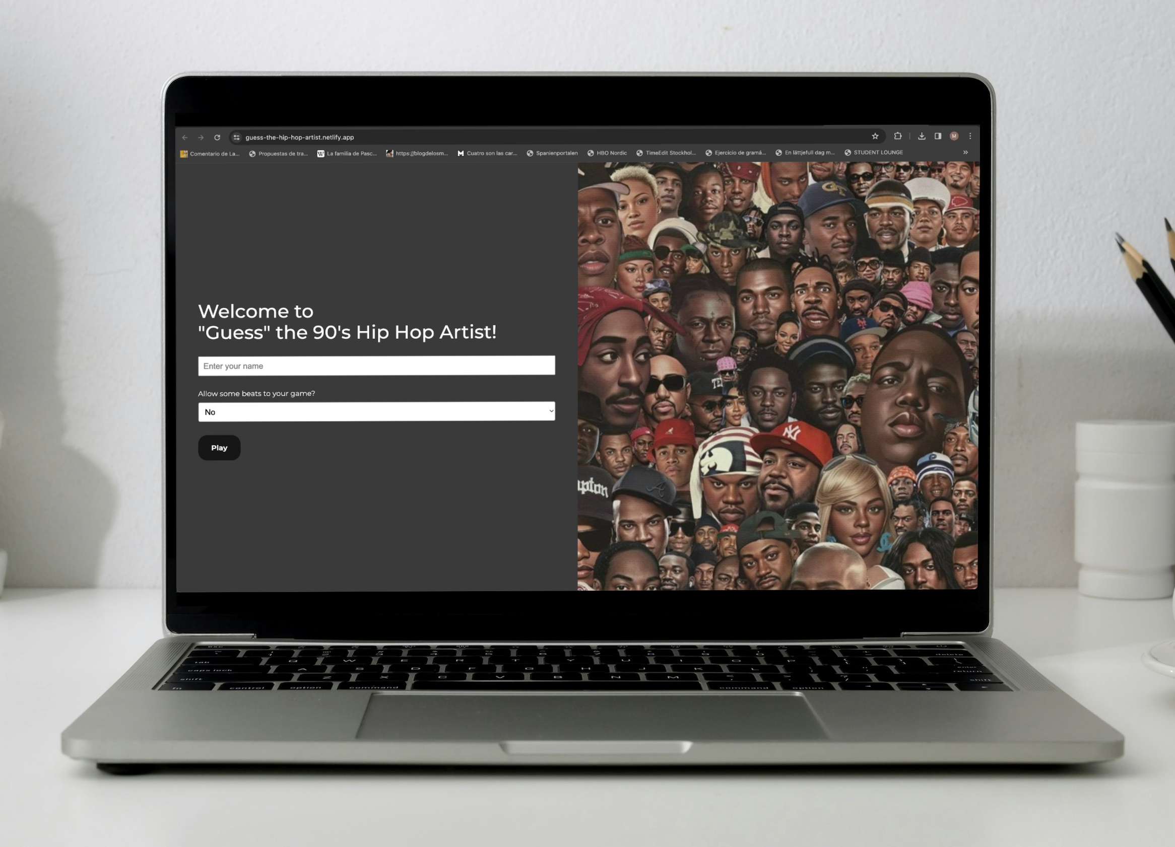 Image of Guess the Hip Hop Artist project