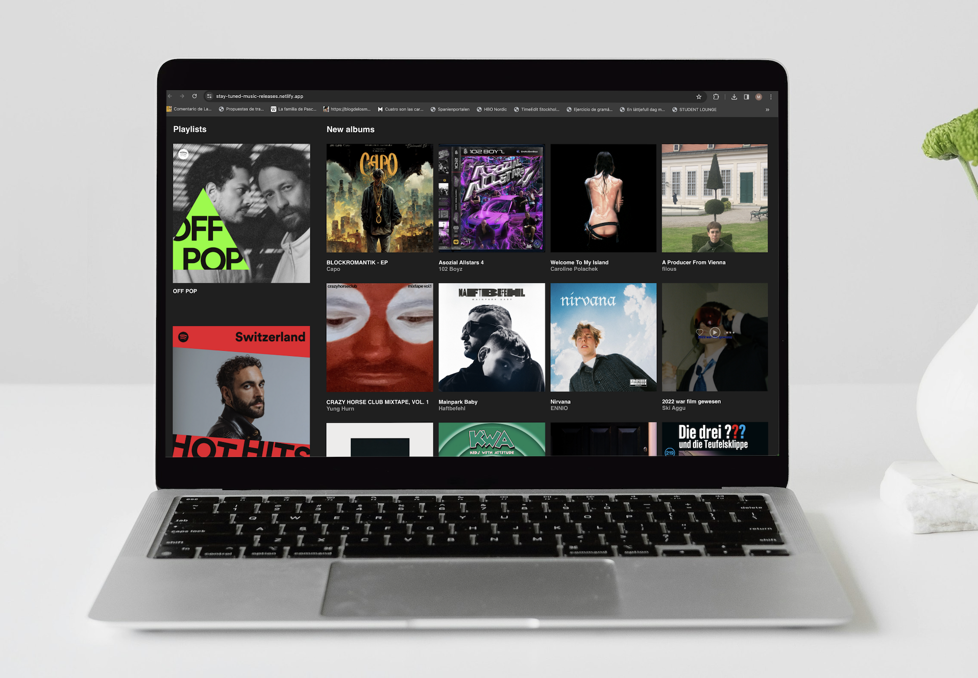 Image of Music Releases project